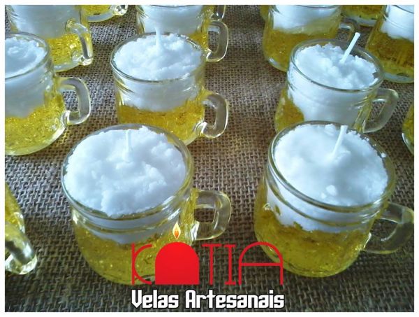 Mini canequinha chopp em gel